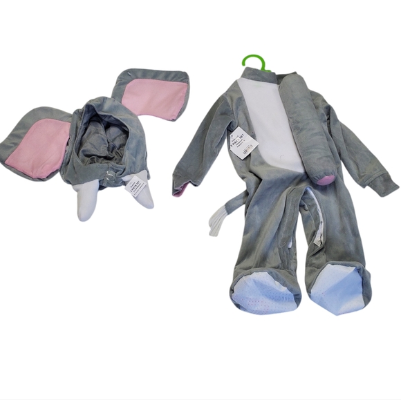 Elephant Costume /Jumpsuit Halloween Unisex Size 0-6 Months - Picture 2 of 13